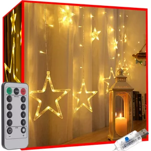 Lampki Choinkowe Wiszące Led Kurtyna Na Usb 2,5X1M Iso Trade - Oświetlenie świąteczne Lampki Choinkowe Wiszące Led Kurtyna Na Usb 2,5X1M Iso Trade - Oświetlenie świąteczne - miniaturka - grafika 1