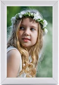 Ramki na zdjęcia - Ramka na zdjęcie 10x15 biała Aura - miniaturka - grafika 1