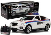 Modele zdalnie sterowane - Import leantoys Auto Zdalnie Sterowane Policja Coupe R/C 4861 - miniaturka - grafika 1