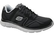 Buty sportowe męskie - Skechers Men's Verse Flashpoint Running Shoe BLK/gry 8 m US 58350-BKGY - miniaturka - grafika 1