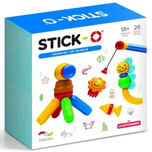 Magformers Stick-O Zestaw wędkarski 26 elementów - Klocki - miniaturka - grafika 1