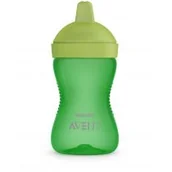 Kubki dla dzieci - Philips AVENT Kubek niekapek z twardym ustnikiem 18m+ kolor zielony 804/03 300 ml - miniaturka - grafika 1
