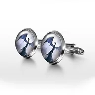 Spinki do mankietów i krawatów - Smok cienia 2 - spinki do mankietów - miniaturka - grafika 1