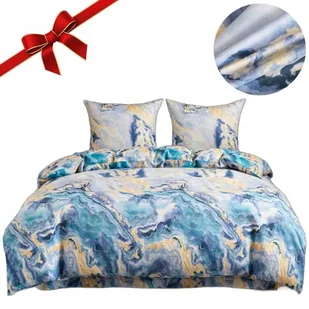 Pościel 160x200 bawełna satynowa dwustronna Cotton World gruba 3 części - Pościel - miniaturka - grafika 1