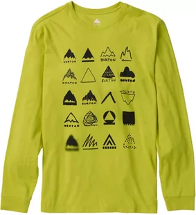 t-shirt męski BURTON MISTBOW LS TEE Sulfur - Koszulki męskie - miniaturka - grafika 1