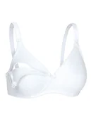 Biustonosze ciążowe - Naturana Biustonosz w kolorze białym do karmienia - miniaturka - grafika 1