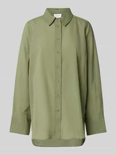 Koszule damskie - Bluzka z listwą guzikową na całej długości model ‘LINAJA’ - grafika 1