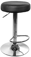 Taborety i hokery - Nowoczesny czarny hoker barowy bez oparcia C9-W65 - miniaturka - grafika 1