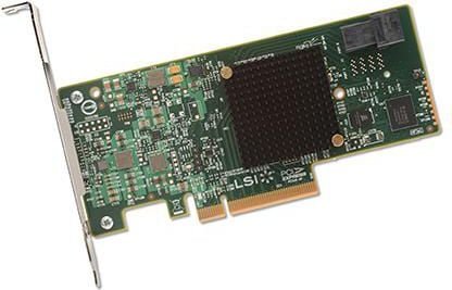 Kontroler Broadcom PCIe 3.0 x8 - 1x SFF-8643 SAS 9300-4i LSI00346