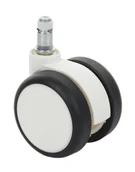 Krzesełka i taborety dla dzieci - Kółka miękkie białe 60 mm (5 szt.) - miniaturka - grafika 1