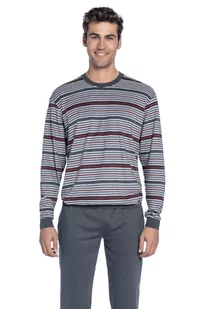 Piżama męska GERARDO Szary XXL - Piżamy męskie - miniaturka - grafika 1