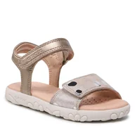Sandały damskie - Geox Sandały J S.Haiti G.A J028ZA 007NF C0262 M Beige/Platinum - miniaturka - grafika 1