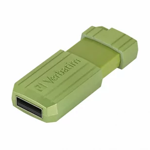 Verbatim USB flash disk, USB 2.0, 128GB, Store,N,Go PinStripe, zielony, 49462, do archiwizacji danych - Pendrive - miniaturka - grafika 2