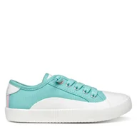 Buty dla dziewczynek - Trampki Geox J Tippeste J55N3A 1054 C4070 M Niebieski - miniaturka - grafika 1