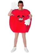 Stroje karnawałowe - Strój czerwony cukierek M&M's, rozmiar L - miniaturka - grafika 1
