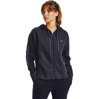 Bluzy sportowe damskie - Bluza damska Under Armour Rival Flce EMB FZ Hoodie - grafika 1