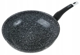 PATELNIA Ceramiczna GRANITOWA Głęboka WOK 30cm Wysoka INDUKCJA GAZ 7904 - Patelnie - miniaturka - grafika 1