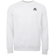 Bluzy męskie - Bluza Męska Kappa Taule Biała 705421 001-2Xl - miniaturka - grafika 1