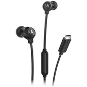 Słuchawki - Motorola Earbuds 3C-S USB-C czarny - miniaturka - grafika 1