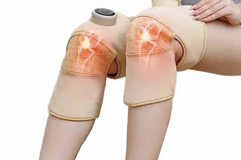 REHABILITACYJNY MASAŻER KOLAN 40-60°C OPASKA GRZANIE WIBRACJE BÓL ARTRETYZM