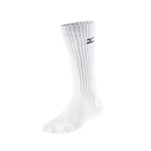 Skarpety siatkarskie Mizuno Volley Socks Long (kolor Biały) - Skarpetki damskie - miniaturka - grafika 1