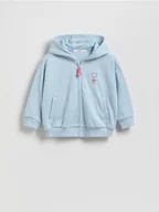 Bluzy dla dziewczynek - Reserved - Bluza z kapturem - jasnoniebieski - miniaturka - grafika 1