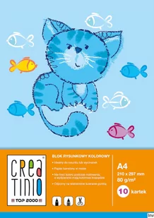Hamelin - Blok rysunkowy kolorowy A4 80 g 10 kartek - Szkolne artykuły papiernicze - miniaturka - grafika 1