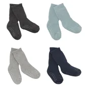 Skarpetki dla dzieci - GoBabyGo antypoślizgowe skarpetki do nauki chodzenia 12 m+ zestaw 4 par - miniaturka - grafika 1
