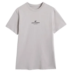 Koszulka męska 4F Tshirt M2961 Rozmiar: L / Kolor: szary - Koszulki sportowe męskie - miniaturka - grafika 1