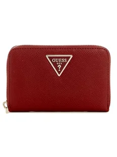 GUESS Laurel II Medium Zip Around Wallet, Garnet - Portfele - miniaturka - grafika 1