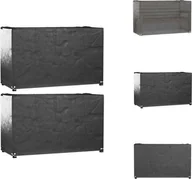 Pokrowce na meble ogrodowe - vidaXL Pokrowce na meble ogrodowe 2 szt. 8 oczek 125x55x75 cm Prostokątne - Pokrowce ochronne na meble ogrodowe - miniaturka - grafika 1