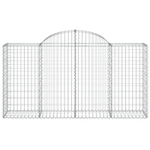 Kosze gabionowe, 50 szt, 200x50x100/120cm, galwanizowane żelazo - Ogrodzenia - miniaturka - grafika 5