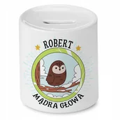 Skarbonki - Skarbonka 330 ml Dla Roberta Syna Dziecka Prezent z Nadrukiem ze Zdjęciem + Opakowanie na prezent (wzór 02) - miniaturka - grafika 1