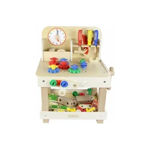 Masterkidz Drewniany Warsztat Stolarza Dla Dzieci Masterkidz MK05694 - Mały majsterkowicz - miniaturka - grafika 1