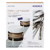 Zestawy kosmetyków damskich - Korres Black Pine Krem na dzień 40ml + Krem na noc 15ml - miniaturka - grafika 1