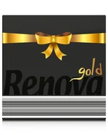 Dekoracje i nakrycia stołu na imprezę - Serwetki stołowe Renova GOLD, czarne, 40szt - miniaturka - grafika 1