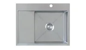 Zlewozmywaki - STALOWY BERG ACERO 1,0 MOCP - SZCZOTKOWANA - miniaturka - grafika 1