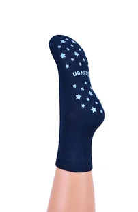 SKARPETY STEVEN 164 NIEMOWLĘCE ABS (kolor róż jasny, rozmiar 20-22) - Skarpetki damskie - miniaturka - grafika 3