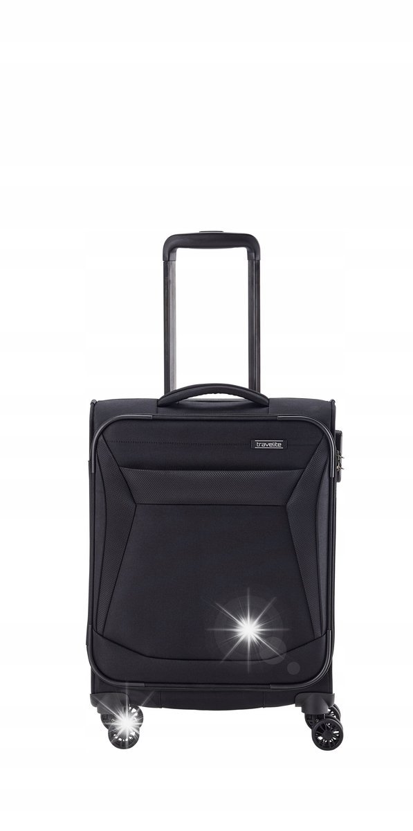 Walizka kabinowa Travelite Chios 55 cm czarna