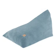 Zestawy mebli dla dzieci - MISIOO Pufa worek 120x80 cm niebieski sztruks premium - miniaturka - grafika 1