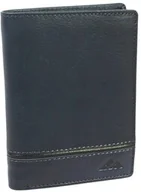 Portfele - Portfel Męski Skórzany EL FORREST Duży Pionowy Bez Zapięcia Dwa Skrzydełka 859 33 RFID GRANATOWY 13 x 10 x 2.5 [cm] - miniaturka - grafika 1