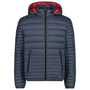 CMP - Męska kurtka Snaps Hood, Man, Titanio, 56 - Kurtki męskie - miniaturka - grafika 1