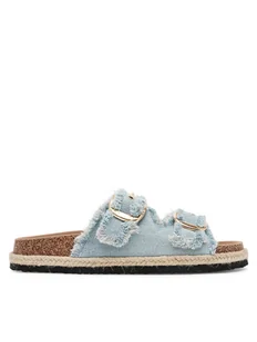 JENNY Klapki LB-P1628 Niebieski - Klapki i japonki damskie - miniaturka - grafika 1