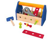 Zabawki interaktywne dla dzieci - PLAYTIVE Drewniana zabawka motoryczna, 1 zestaw (Walizka narzędziowa) 4055334262996 - miniaturka - grafika 1