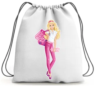 PLECAK WOREK BARBIE SZKOLNY NA BUTY WF - Worki na buty - miniaturka - grafika 1