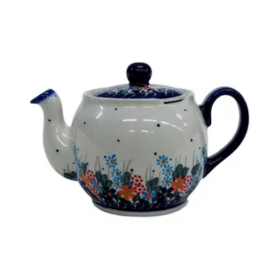 Ceramiczna czajnik kula Ceramika Bolesławiec - Czajniki na gaz - miniaturka - grafika 1