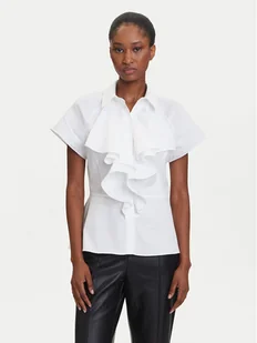 KARL LAGERFELD Koszula A3W11035 Biały Regular Fit - Koszule damskie - miniaturka - grafika 1