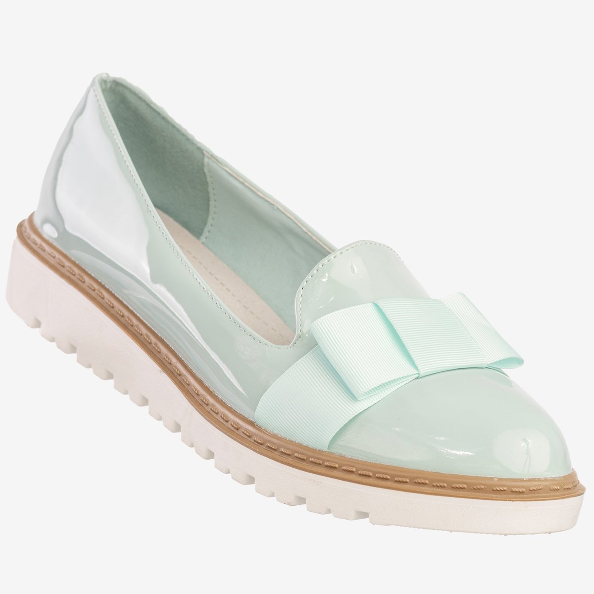 Półbuty Damskie Buty Ekoskóra Eleganckie Vices Miętowe 6056-12 Niebieski 40