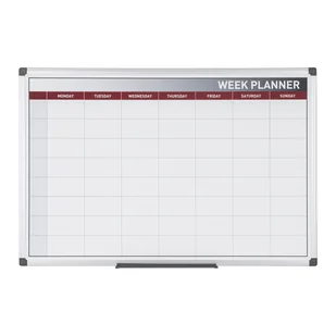 BI-OFFICE Planer, Tablica suchościeralno-magnetyczna do planowania tygodniowego, 600x450 mm GA0233170 - Tablice i flipcharty - miniaturka - grafika 1