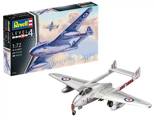 Revell Myśliwiec Vampire F Mk.3 03934 - Modele do sklejania - miniaturka - grafika 1